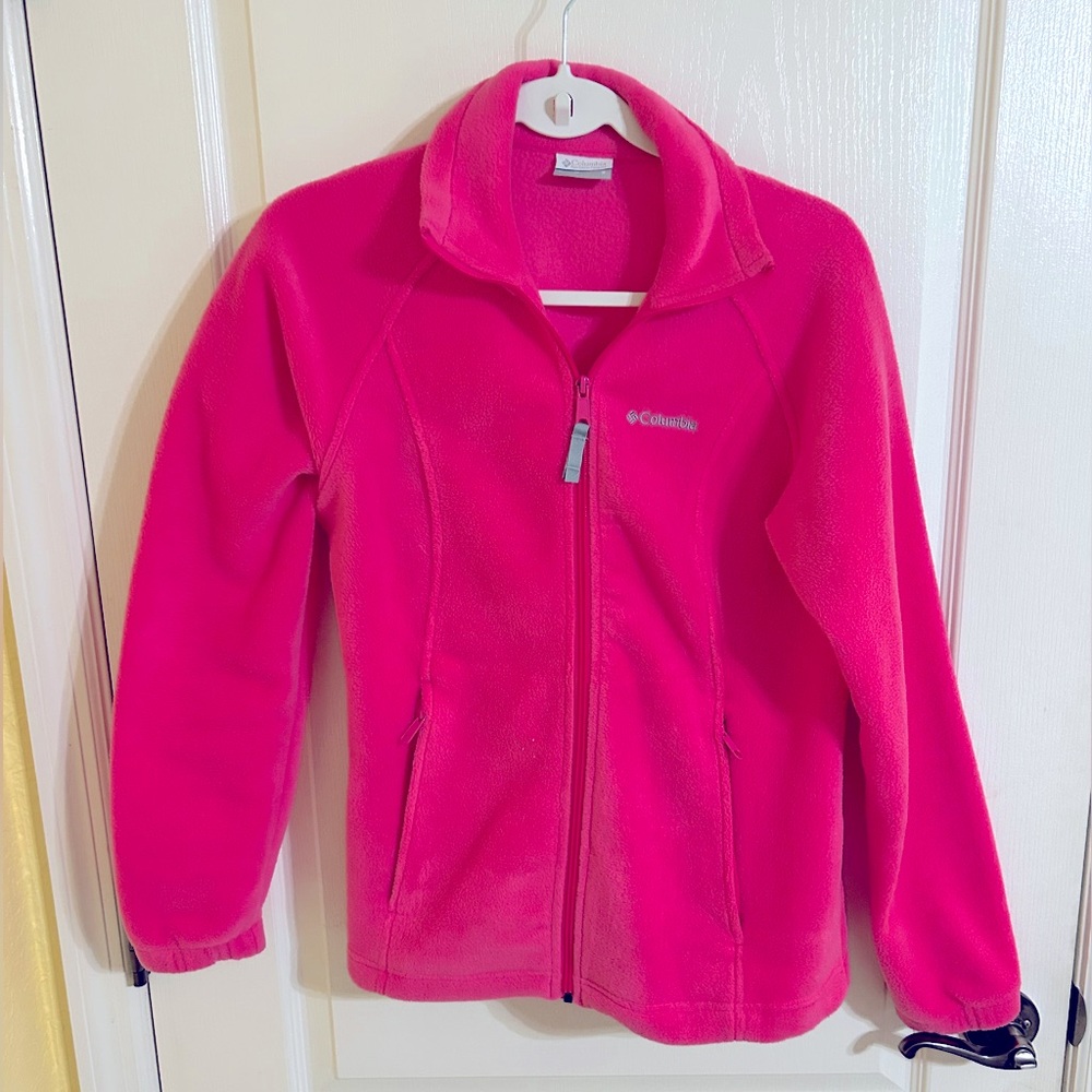Columbia zip up soft jacket size small